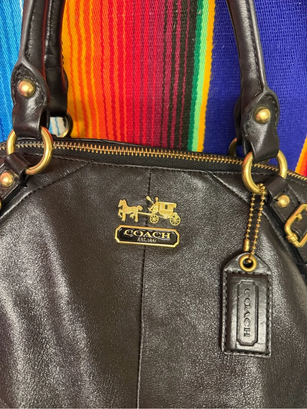 Coach classic leather